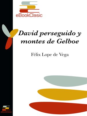 cover image of David perseguido y montes de Gelboe (Anotado)